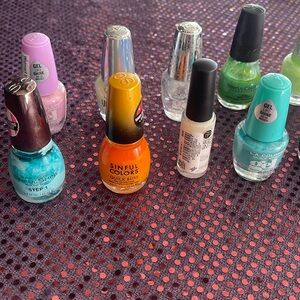 Nail polish gels lot of 12